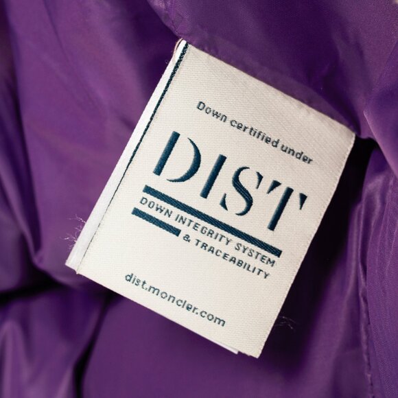 Moncler 8 Palm Angels Tim Black Shiny Logo-Patch Puffer - Picture 14 of 16